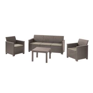 BAŠTENSKI SET ELODIE 3 SEATER, CURVER - KAPUĆINO 